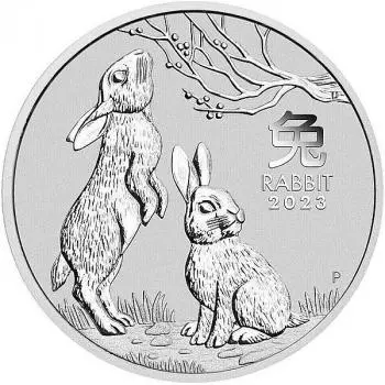 Australien - Lunar III - Year of the Rabbit 1 oz Silver 2023 BU Silber