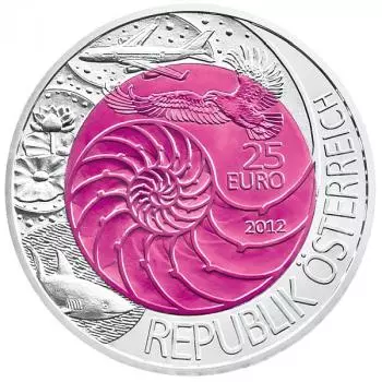 25 Euro Silber/Niob Gedenkmünze 